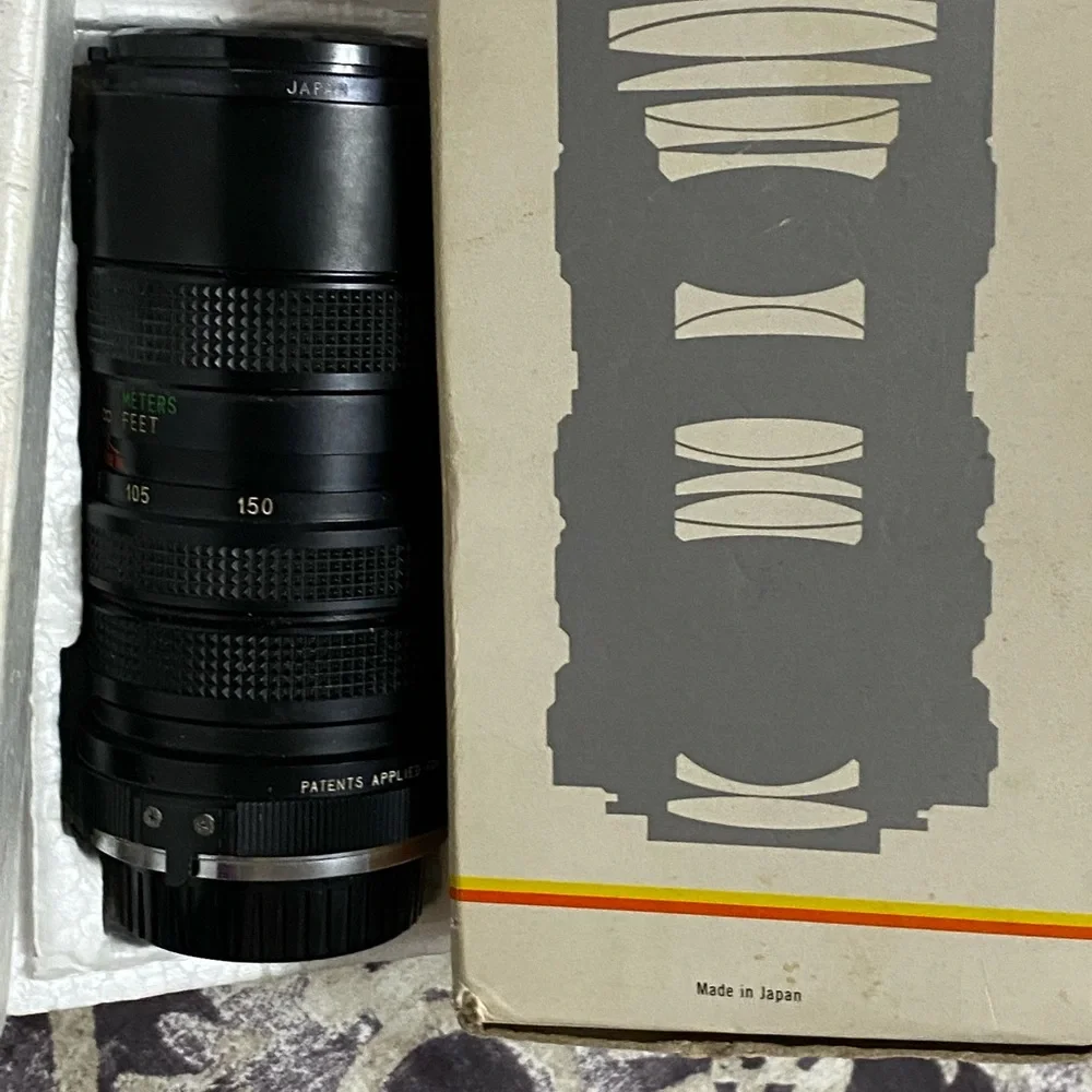 Vintage Vivitar 70mm-150mm f3.8 Close Focusing Auto Zoom 52MM Fixed Mount Lens